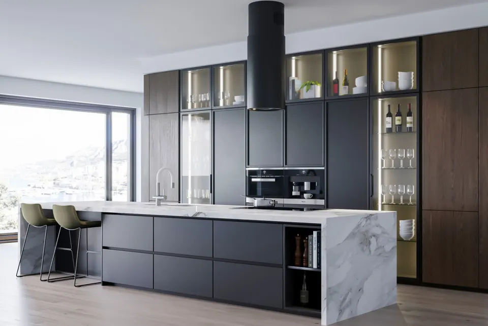 kitchen anthracite loft