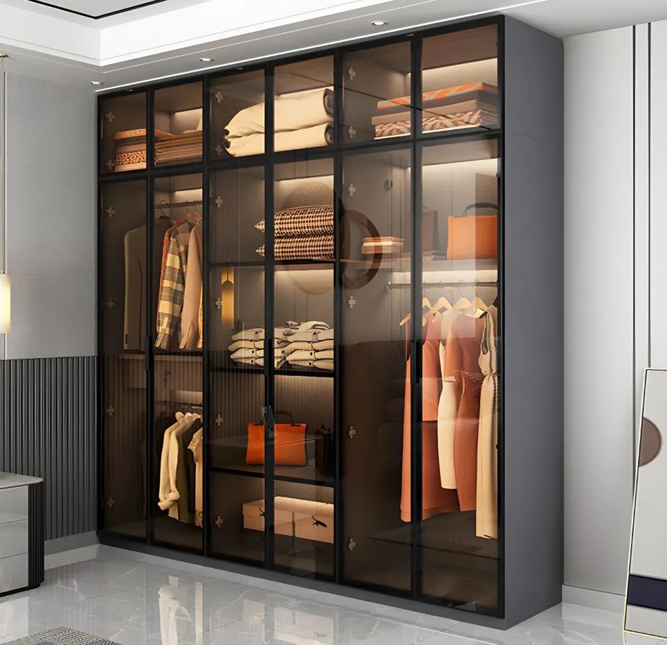 wardrobe glass display